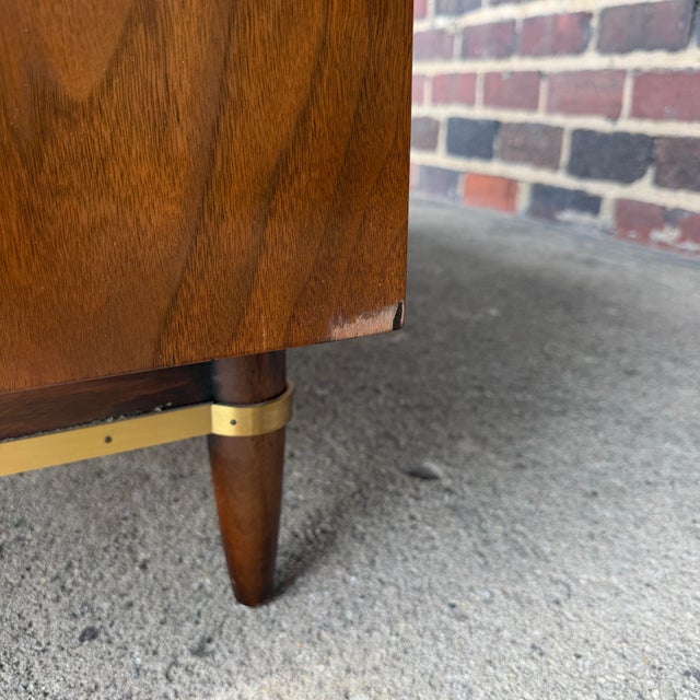 Merton Gershun for American of Martinsville Dania Walnut Dresser / Credenza For Sale - Image 9 of 12