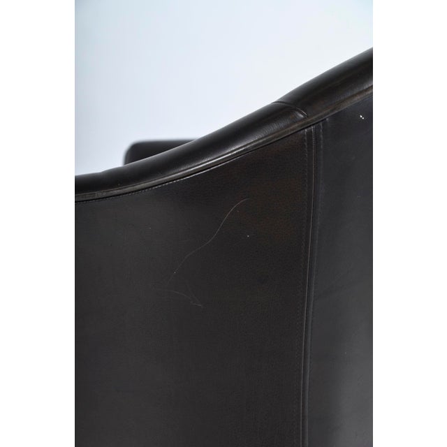 Leather Model MH80 Queen Chairs by Lars Kalmar for Mogens Hansen, Denmark, 1970s, Set of 2 For Sale - Image 18 of 18