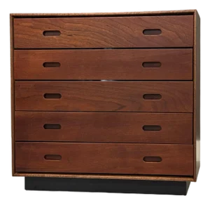 1970s Refinished Mahogany Dresser Cabinet