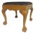 Chippendale Style Maple Claw & Ball Footstool For Sale