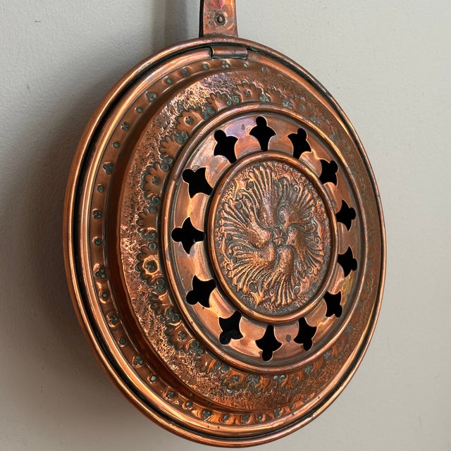 Mid-20th Century French Copper Bassinoire Bed Warmer, Normandy For Sale - Image 9 of 18