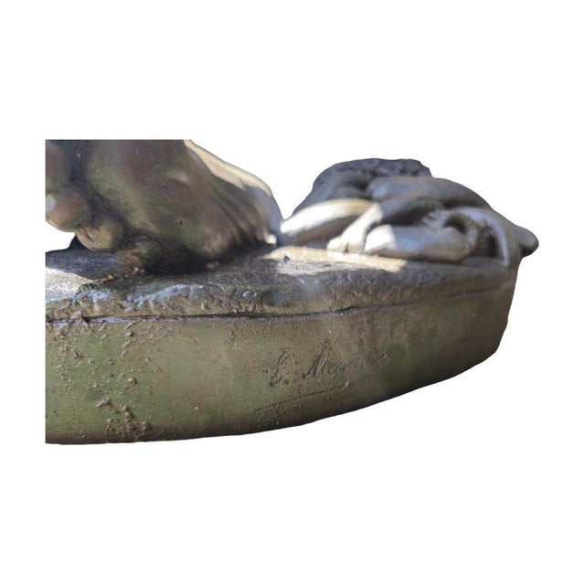 French Bronze Sculpture by E. Martin, 1890s For Sale - Image 15 of 18
