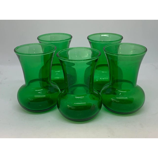 Mid Century Small Vases - Set of 5 For Sale - Image 4 of 6