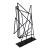 Modernist Abstract Welded Steel Rod Sculpture For Sale
