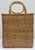 Boho Chic Vintage Tall Woven Wicker Basket With Handles For Sale - Image 3 of 7