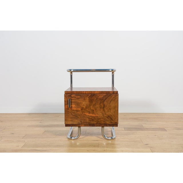 Mid-Century Bauhaus Nightstands from Mücke-Melder, Czechoslovakia, 1930s, Set of 2 For Sale - Image 15 of 18