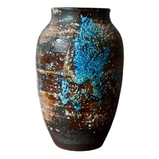Multicolored and Textured Vase by Carstens Tönnieshof, 1960s For Sale