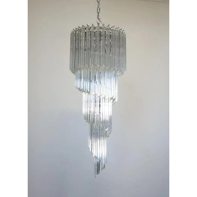 1990s Murano Glass Chandeliers, Set of 2 For Sale - Image 5 of 16