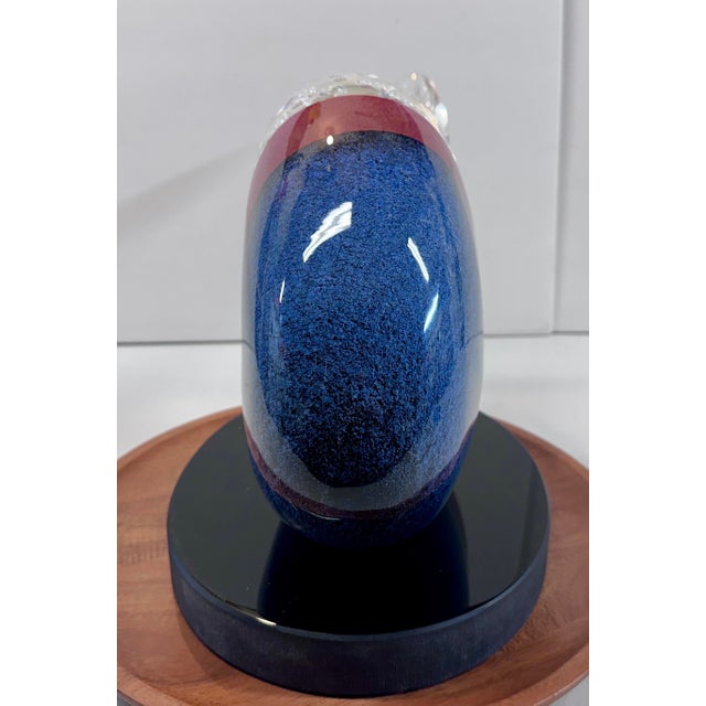 Stefano Toso “Cometa” Murano Art Glass Sculpture, Signed, 19”, Omaggio a Christian R. Lassen, Provenance Included For Sale - Image 10 of 17