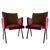 Set of Mid-Century Theatre Armchairs, 1950s For Sale