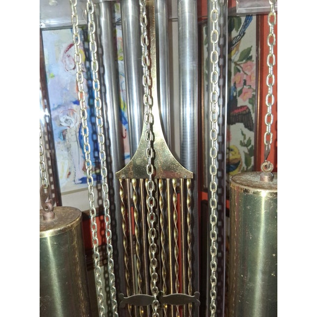 1960's Monumental Mid Century Modern Lucite Grandfather Clock For Sale - Image 14 of 17