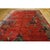 1920s 1920s Red Floral Antique Chinese Art Deco Carpet 9' X 13'9" Knotted Wool Rug For Sale - Image 5 of 8