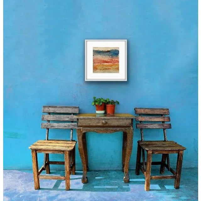 Stephanie Cate Contemporary Abstract Watercolor Seascape Painting on Paper by Stephanie Cate For Sale - Image 4 of 8