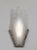 Silver French Art Deco Wall Sconces by Verreries Des Hanots 1925 France - A Pair For Sale - Image 8 of 10