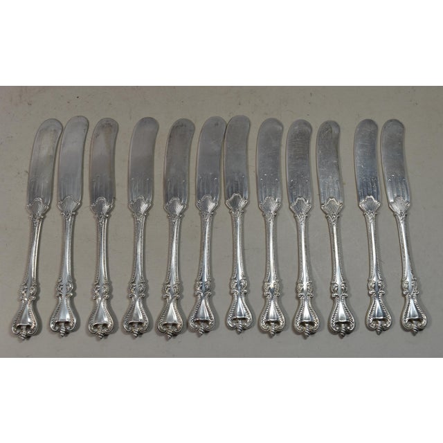 Late 19th Century Late 19th Century Towle Old Colonial Sterling Silver Flatware Set Service for Twelve- 118 Pieces For Sale - Image 5 of 12