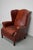 Vintage Dutch Cognac Wingback Leather Club Chair For Sale - Image 15 of 18