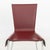 Postmodern Postmodern Red Leather Side Chair For Sale - Image 3 of 6