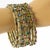 Gold Henry Perichon Gilded Bronze Bangle Bracelet with Colorful Stones, 8 pieces For Sale - Image 8 of 8