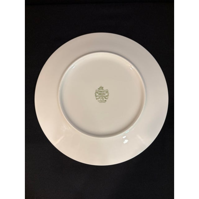 This brightly colored golden serving platter with a blue verge and rim will cheer your table and your guests. A matching...