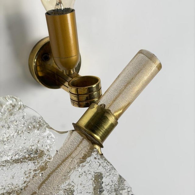 Feather Murano Glass Sconces from Barovier & Toso, 1971, Set of 2 For Sale - Image 18 of 18