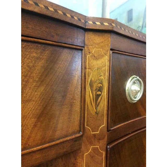 Wood Antique Federal Sideboard, Period Sideboard, Baltimore Buffet For Sale - Image 7 of 18