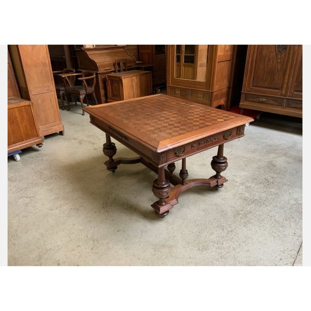 Antique Extendable Table, 1910 For Sale - Image 12 of 13