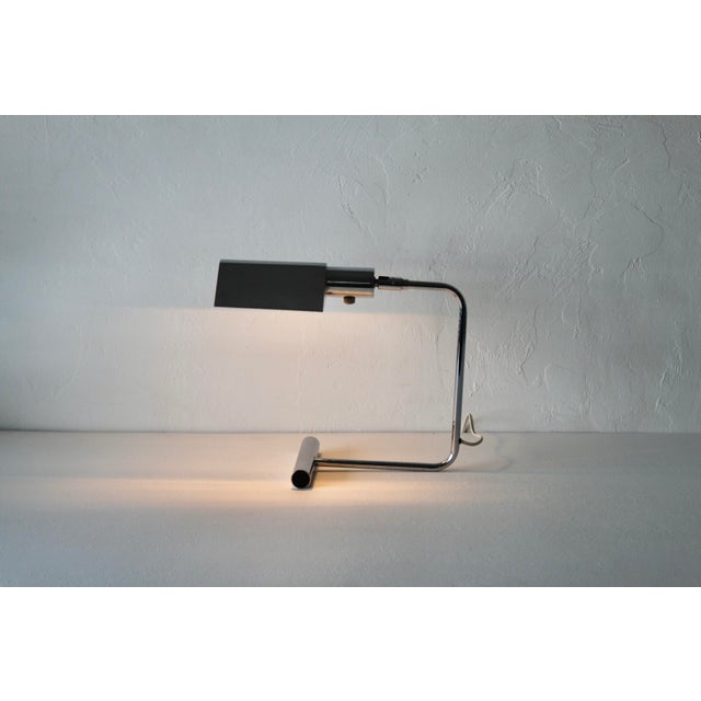 1970s 1970s Koch & Lowy Omi Chrome Articulating Modernist Desk Lamp For Sale - Image 5 of 18