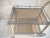 Late 20th Century Late 20th Century Rattan, Metal, Glass Bar Cart For Sale - Image 5 of 8
