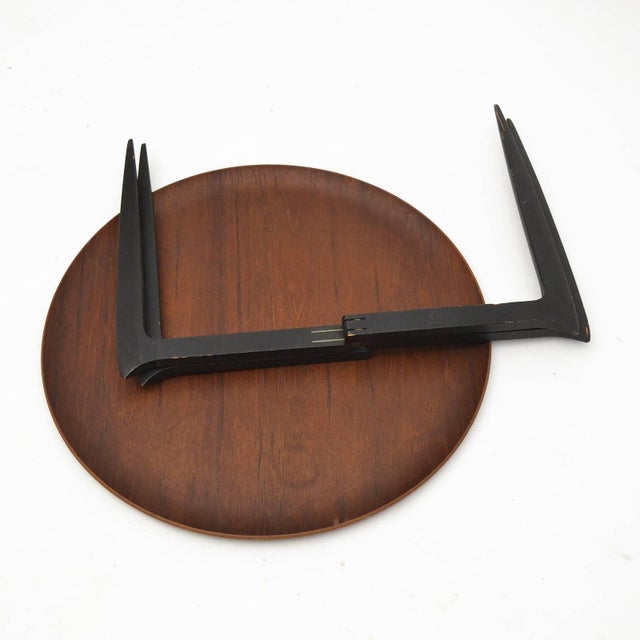 Mid 20th Century Willumsen & Engholm Collapsible Tray Top Table by Fritz Hansen For Sale - Image 9 of 10