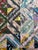Vintage Cotton Patchwork Quilt Queen Size Flannel Backing 88” X 62” For Sale - Image 4 of 8