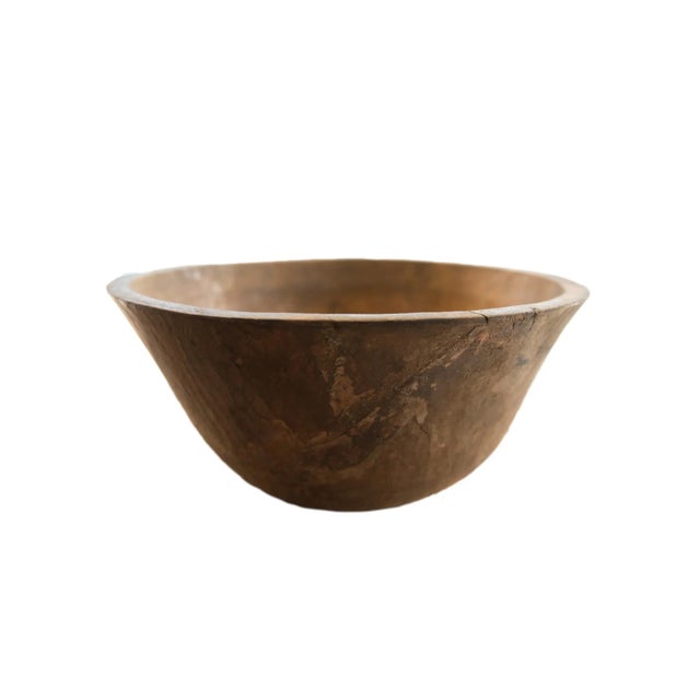 Vintage African Wooden Bowl For Sale In New York - Image 6 of 6