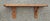 Mid-Century Arts and Crafts Mission Style Oak Wall Shelf measuring 28" in width, 8.25" in depth and 9" in height.