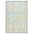 Afghan Sultanabad Wool 6x9 Light Blue & Tan Handmade Area Rug #1144039 For Sale