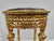 Baroque Gilded Baroque Louis XVI Round Side Table For Sale - Image 3 of 16