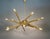 Metal Large Shanghai Brass Chandelier attributed to Stilnovo, 1950s For Sale - Image 7 of 15