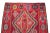 Ruby Red 1980s Vintage Handmade Rug Turkish Kilim Area Rug - 6′8″ X 12′4″ For Sale - Image 8 of 12