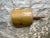 Late 19th Century Antique Hand-Painted Toleware Grain Scoop With Wooden Handle - Chippy Farmhouse Style For Sale - Image 5 of 7