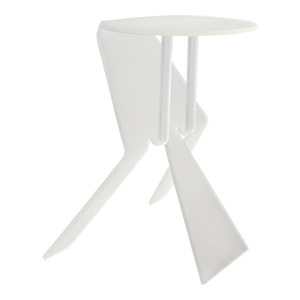 Late 20th Century Postmodern Frosted Lucite Side or Drinks Table