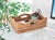 Artifacts Rattan Rectangular Scalloped Shelf Basket - Honey Brown For Sale - Image 4 of 7