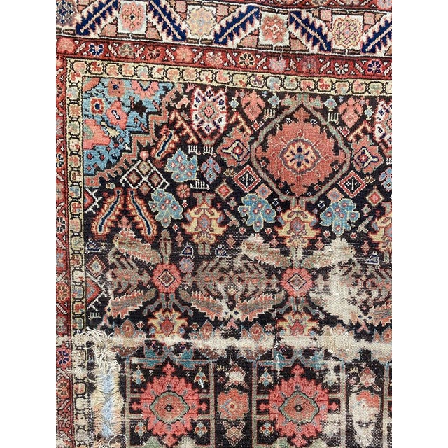 Antique Distressed Kurdish Northwest Rug, 1890s For Sale - Image 11 of 18