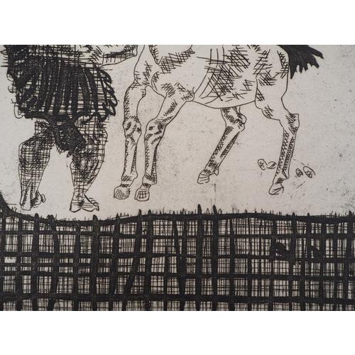 Black Aimé Montandon, Death Harnessing its Horse, Engraving For Sale - Image 8 of 10