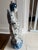 Blue Antique Chinese Porcelain Immortal Statue, Blue & White China Crab Figural For Sale - Image 8 of 12