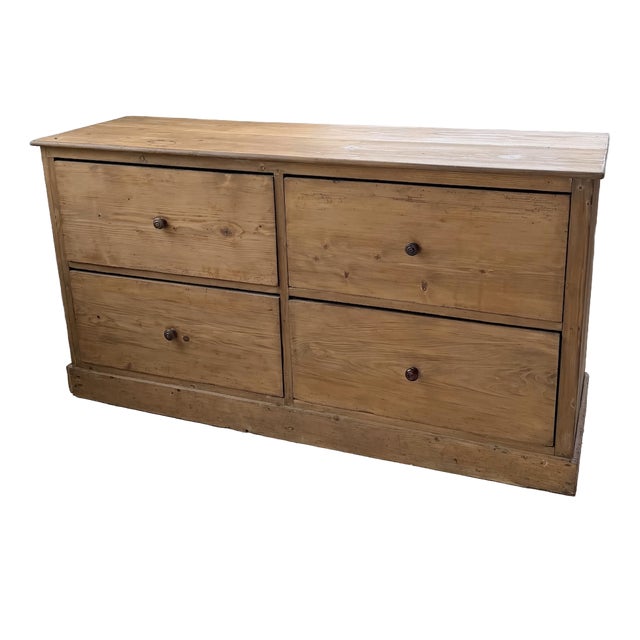 Vintage Pine Chest of Drawers, 1950s For Sale
