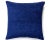Traditional The House of Scalamandré Meander Velvet Outdoor Pillow, Navy For Sale - Image 3 of 3