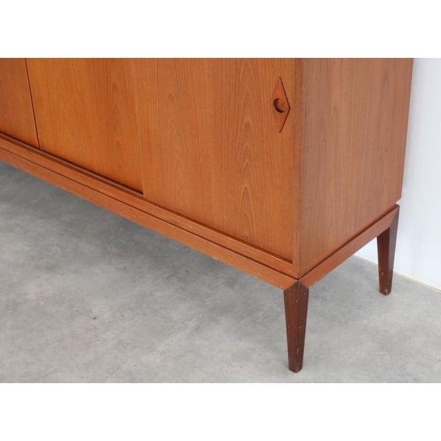 Vintage Danish Teak Sideboard, 1960s For Sale - Image 9 of 11