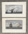 Set of Two 18th Century Dutch Navy Netherlands Hand Colored Maritime Etchings. Top etching shown titled: "'T Vergaan Van's...