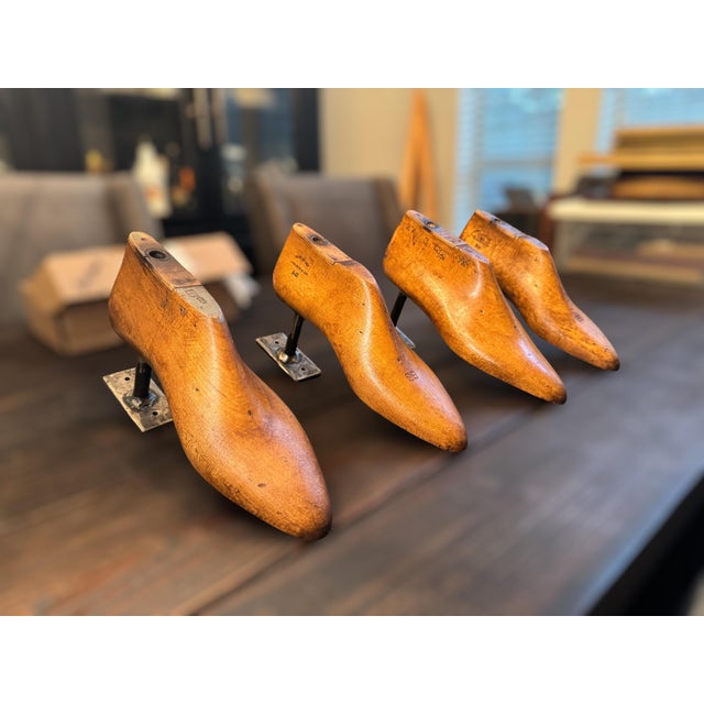 Custom Wall Hooks Made From Vintage Cobbler Shoe Forms, Set of 4 For Sale - Image 4 of 10