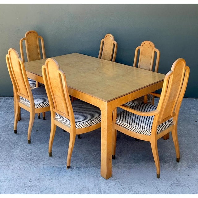 Vintage Henredon Scene Two Upholstered Dining Chairs For Sale - Image 11 of 12