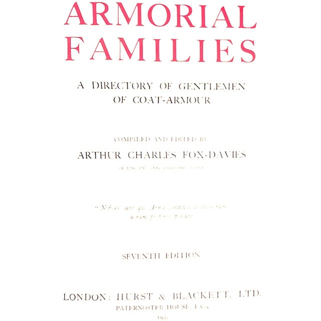 FOX-DAVIES, Arthur Charles Arthur Charles Fox-Davies was a British expert on heraldry. His Complete Guide to Heraldry,...