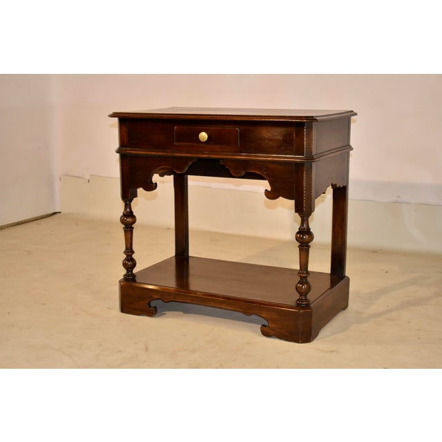 19th Century English Oak Console or Side Table For Sale In Greensboro - Image 6 of 11